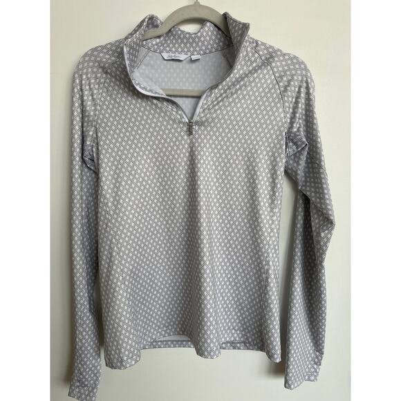 Lady Hagen Tops - Lady Hagen Gray Patterned 1/4 Zip Golf Pullover, Size XS, Like New Condition